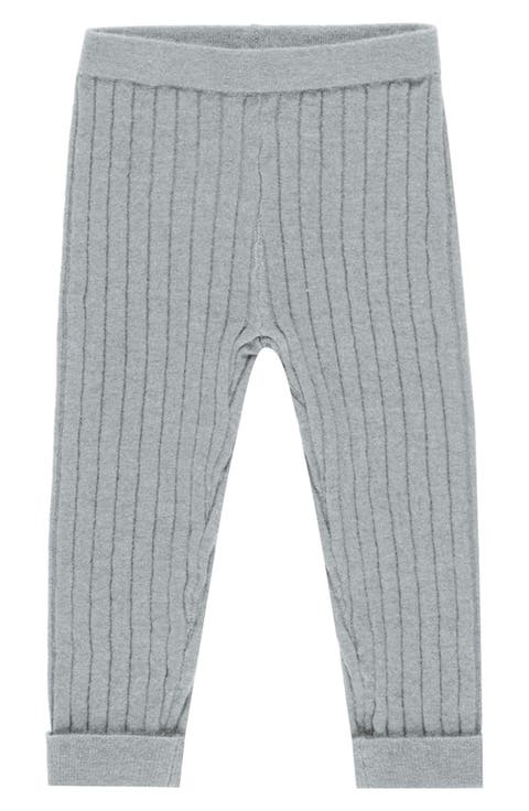 Kids' Ribbed Cuffed Leggings