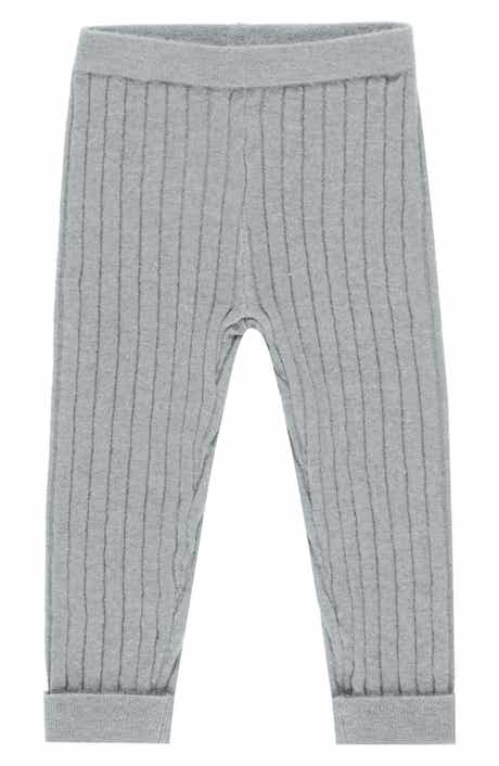 Kids' Ribbed Cuffed Leggings