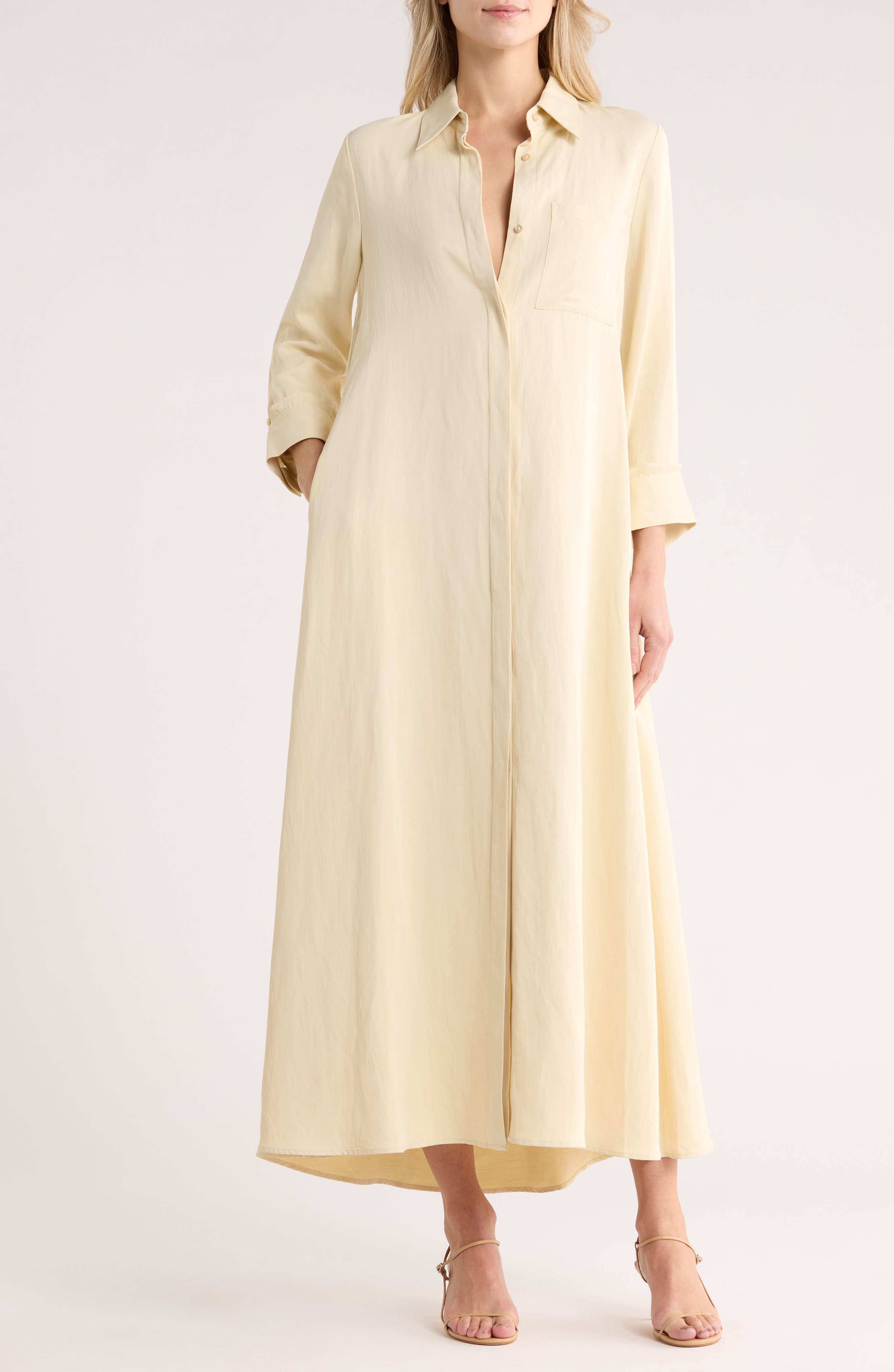 Jennys Long Sleeve Shirtdress