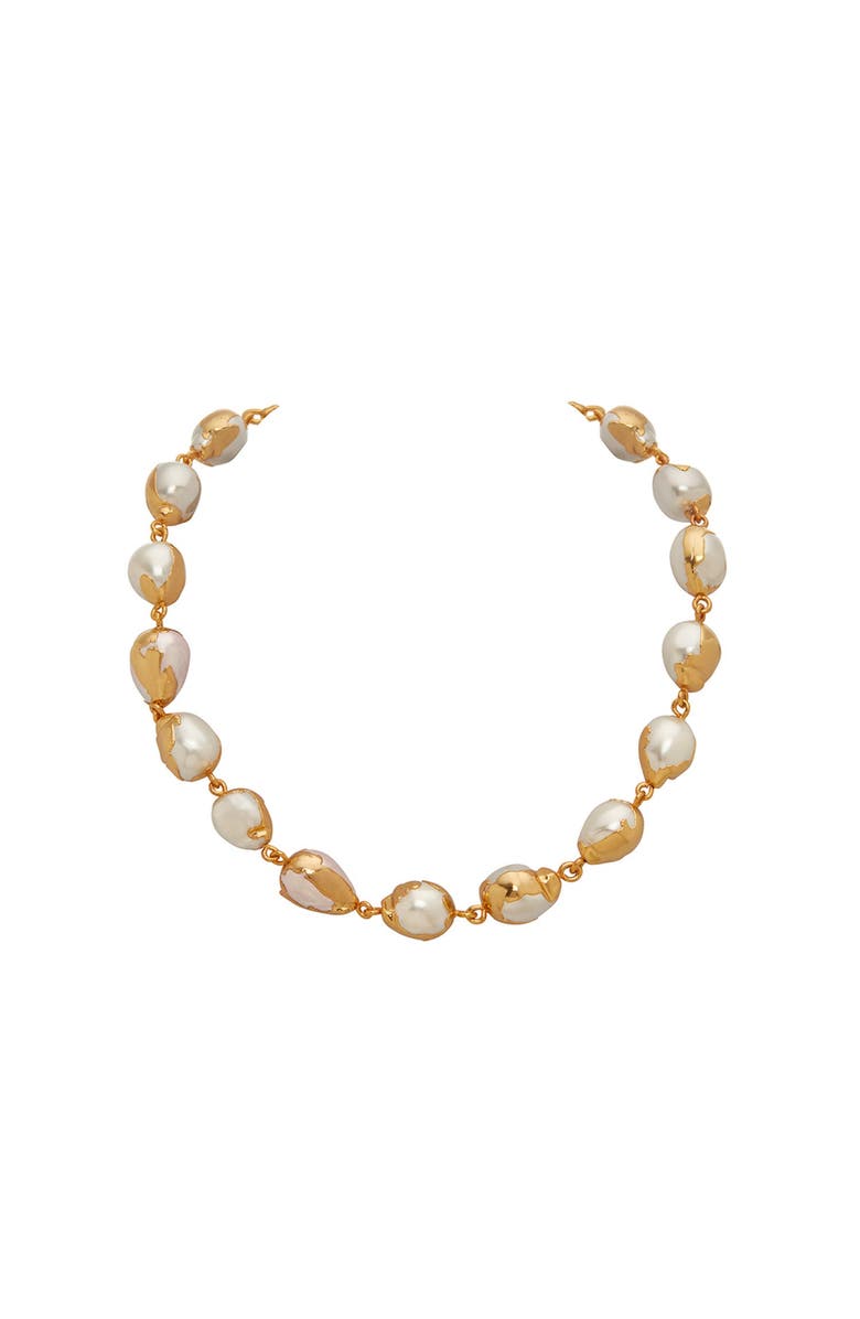 Dhwani Bansal LUNA NECKLACE, Main, color, Gold Plated