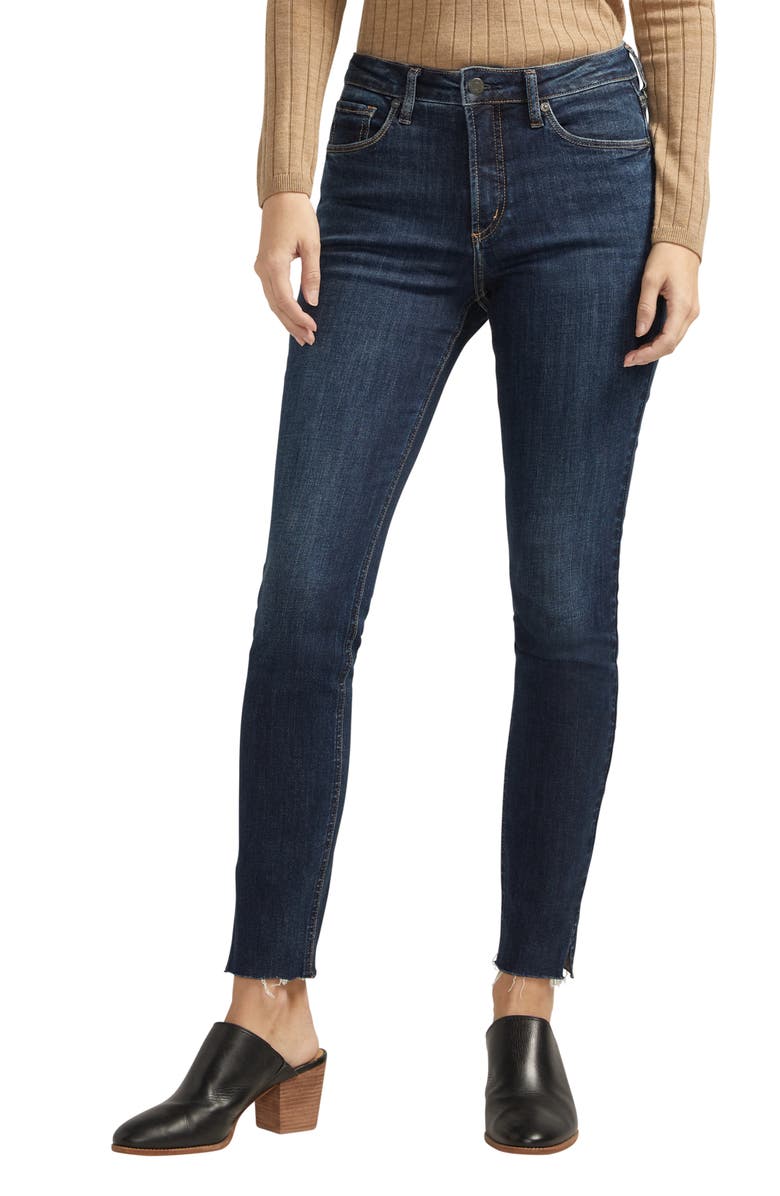 Silver Jeans Co. Most Wanted Ankle Skinny Jeans, Main, color, 