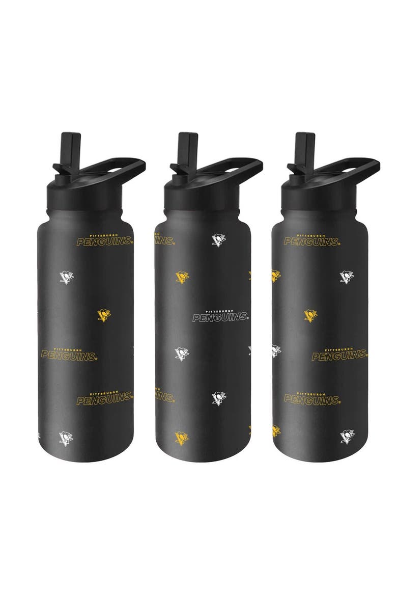 Pittsburgh Penguins 34oz. Steep and Repeat Quencher Bottle, Main, color, Black