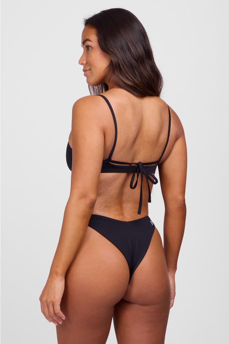 Jessica Bikini Bottom, Alternate, color, Black