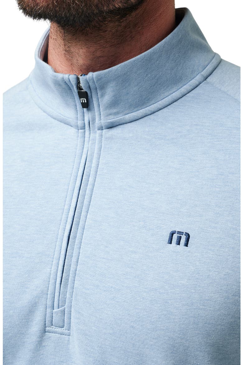 Upgraded Half Zip Pullover, Alternate, color, LIGHT BLUE