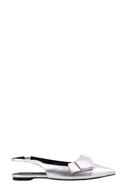 Shushop Audrey Pointed Toe Slingback Flat