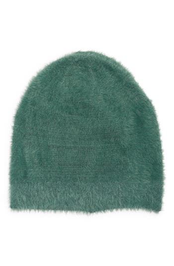 Pj Salvage Eyelash Yarn Beanie In Green