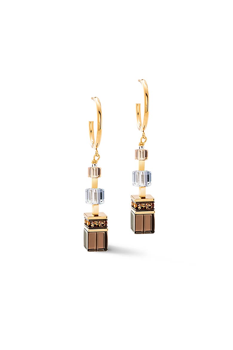 Geocube Precious Statement Earring, Alternate, color, Blush