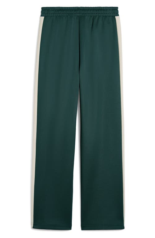 Puma T7 Always On Straight Track Pants In Green