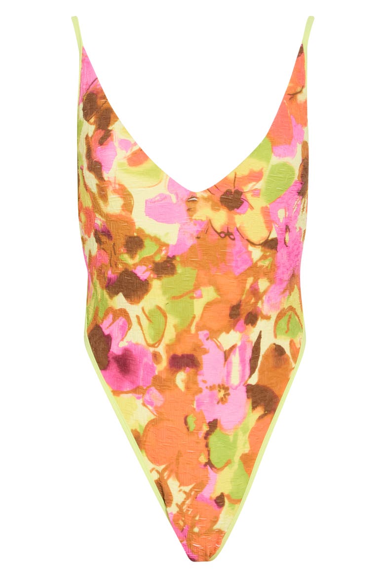 Printed Amber One-Piece Swimsuit, Alternate, color, PINK COMBO