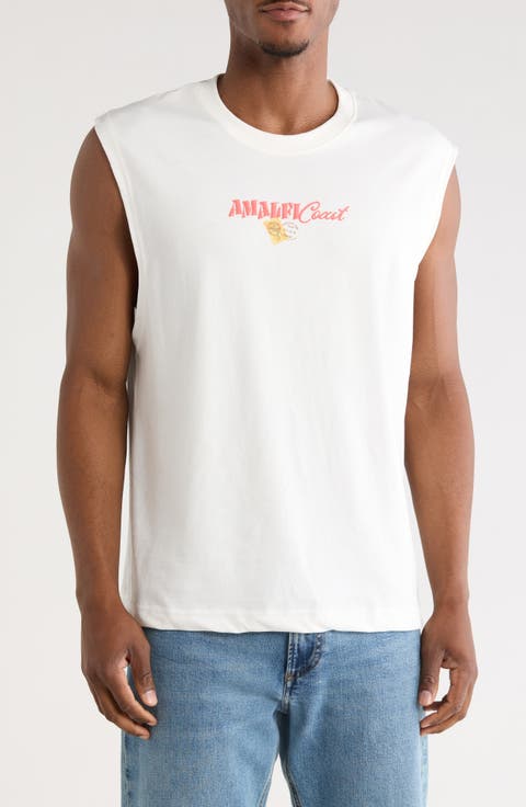 Amalfi Coast Graphic Muscle Tee