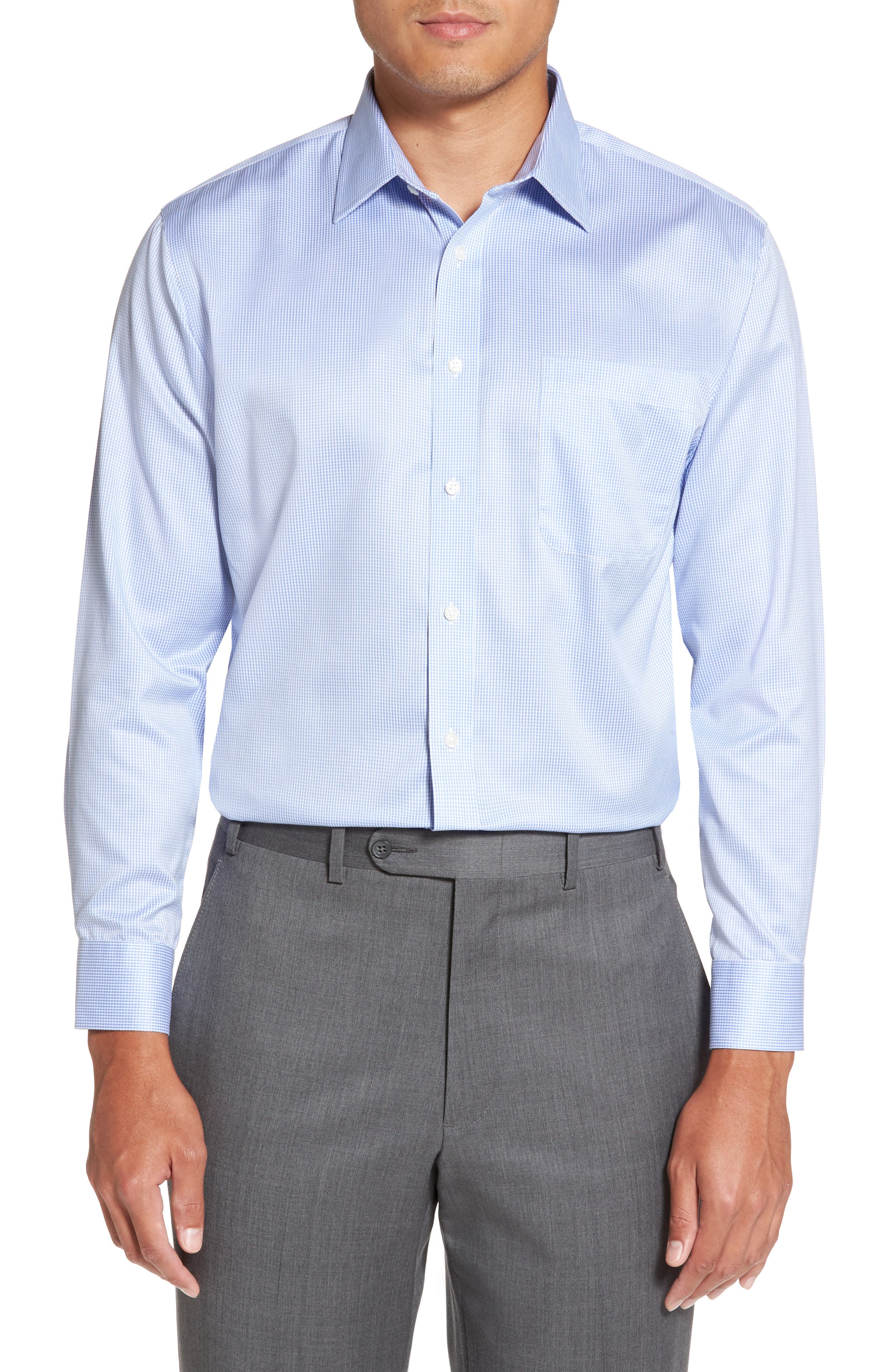 NORDSTROM MEN'S SHOP Smartcare™ Trim Fit Stripe Dress Shirt (Men ...