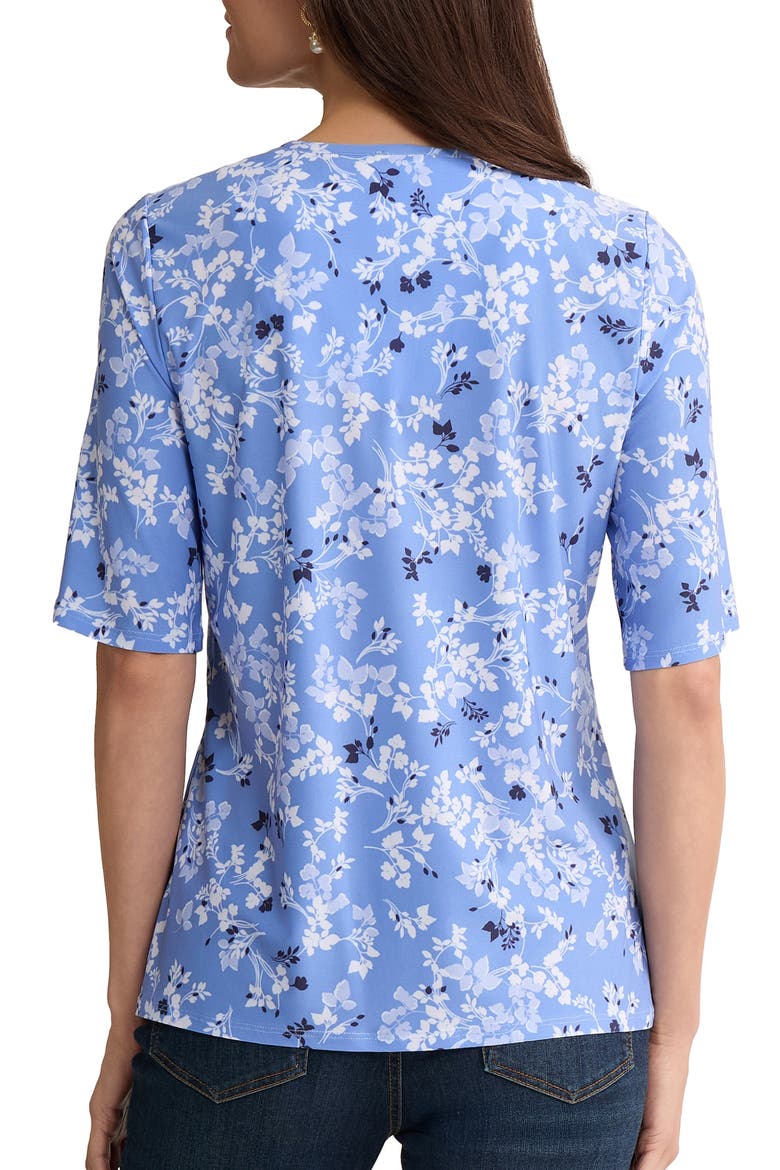 Double Keyhole Top, Alternate, color, BLUE HORIZON MULTI