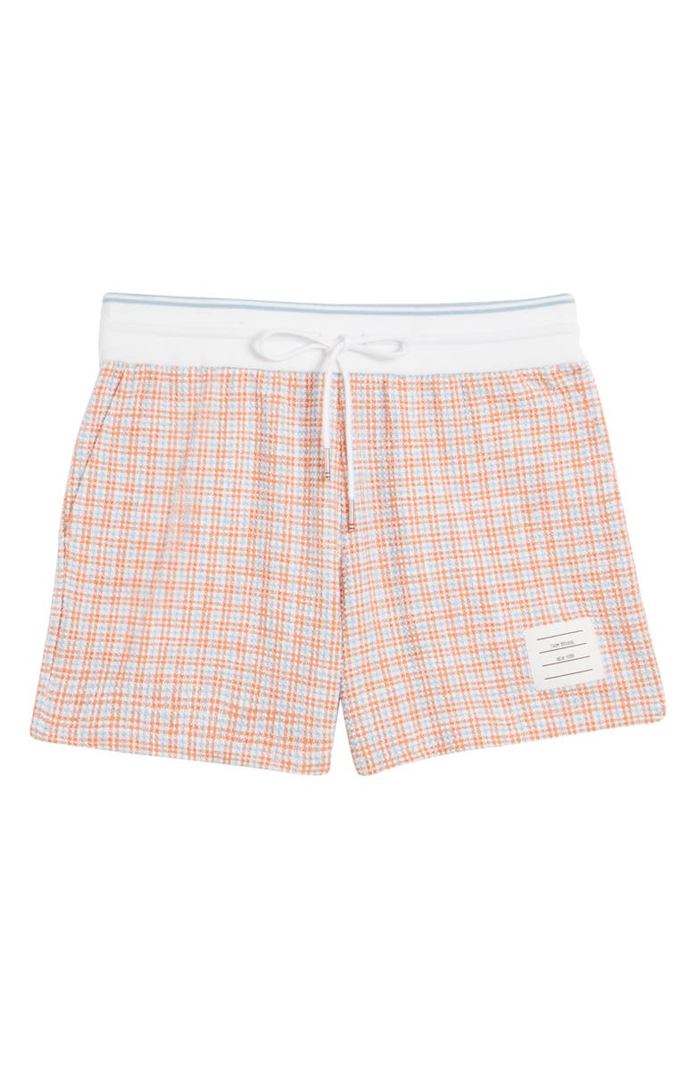 Thom Browne Check Tweed Shorts, Alternate, color, 