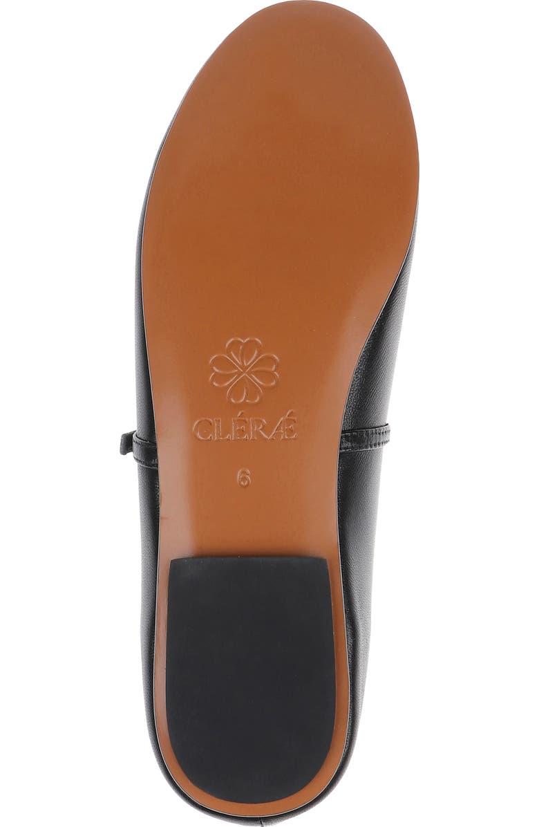 CLERAE Maril Mary Jane Flat, Alternate, color, Black Leather