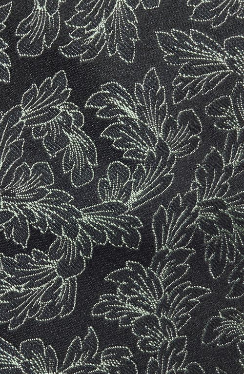 Nordstrom Richin Botanical Silk Tie In Black