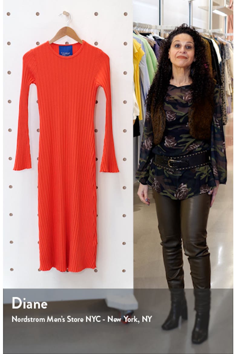 RIB by Simon Miller Wells Long Sleeve Midi Dress video