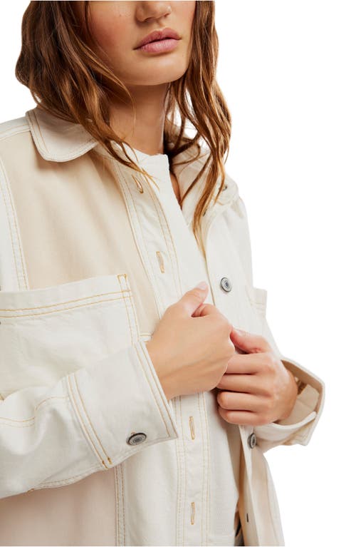 Shop Free People Mountain Roads Shirt Jacket In Mixed