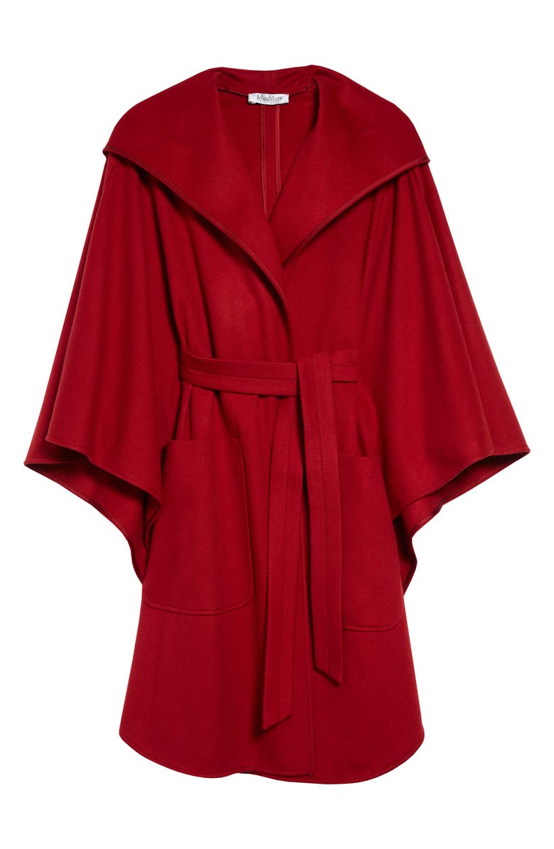 Max Mara Belted Cashmere Poncho, Alternate, color, 