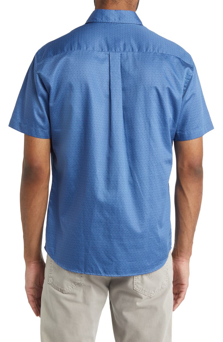 Peter Millar Henry Short Sleeve Button-Up Shirt, Alternate, color, 