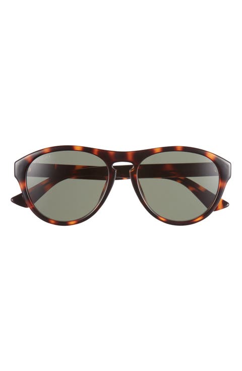 55mm Round Oval Sunglasses