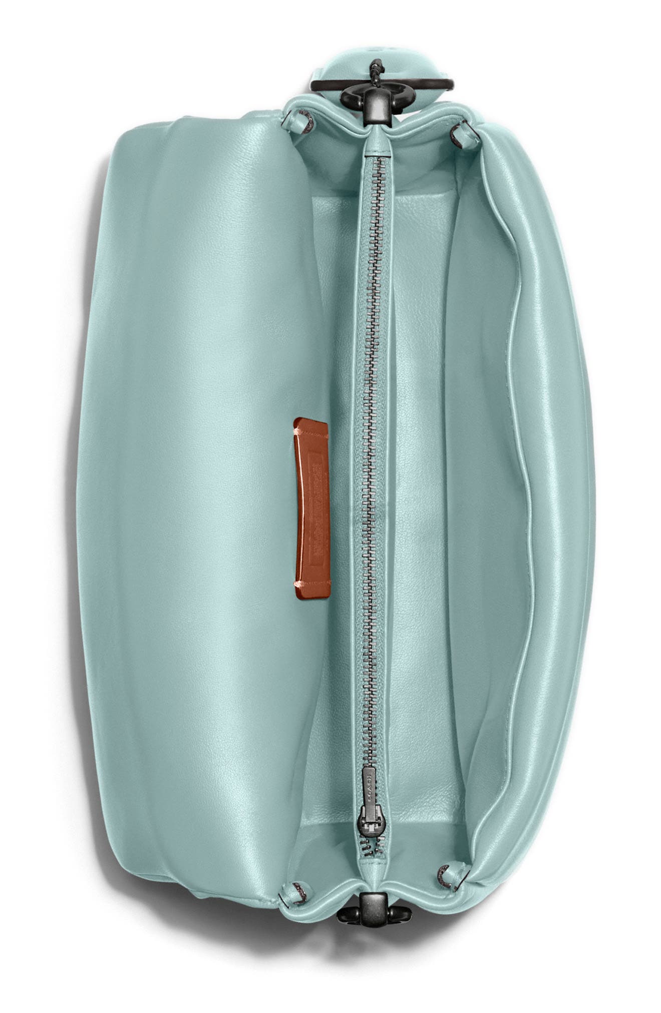 Pillow Tabby 26 Leather Shoulder Bag, Alternate, color, V5/ AQUA