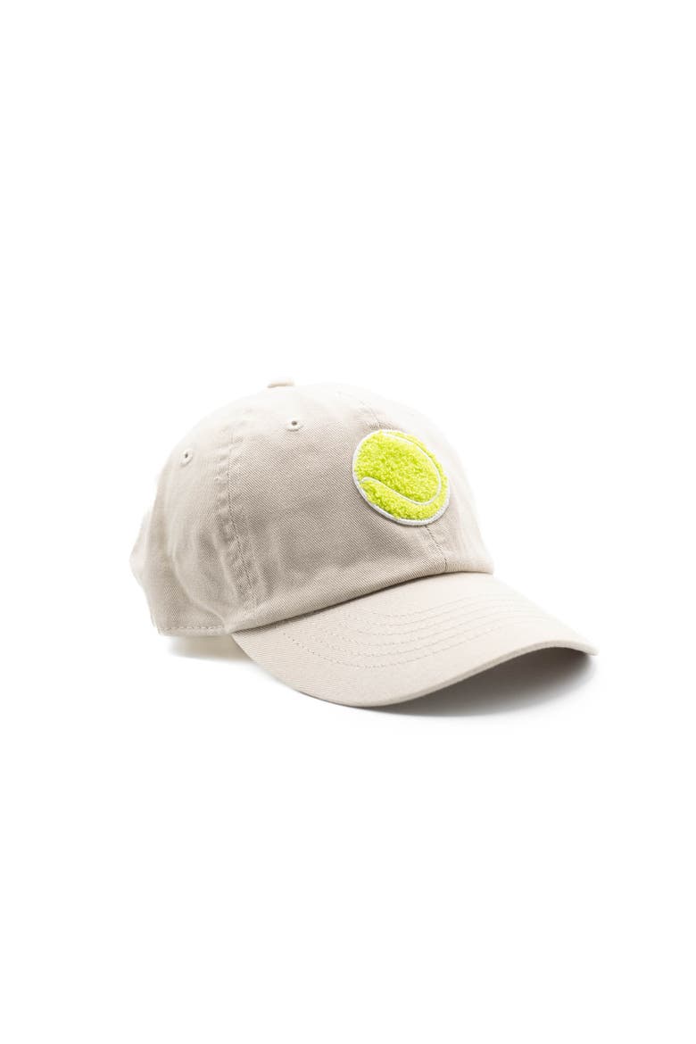 Terry Tennis Hat - Kids, Alternate, color, Dune