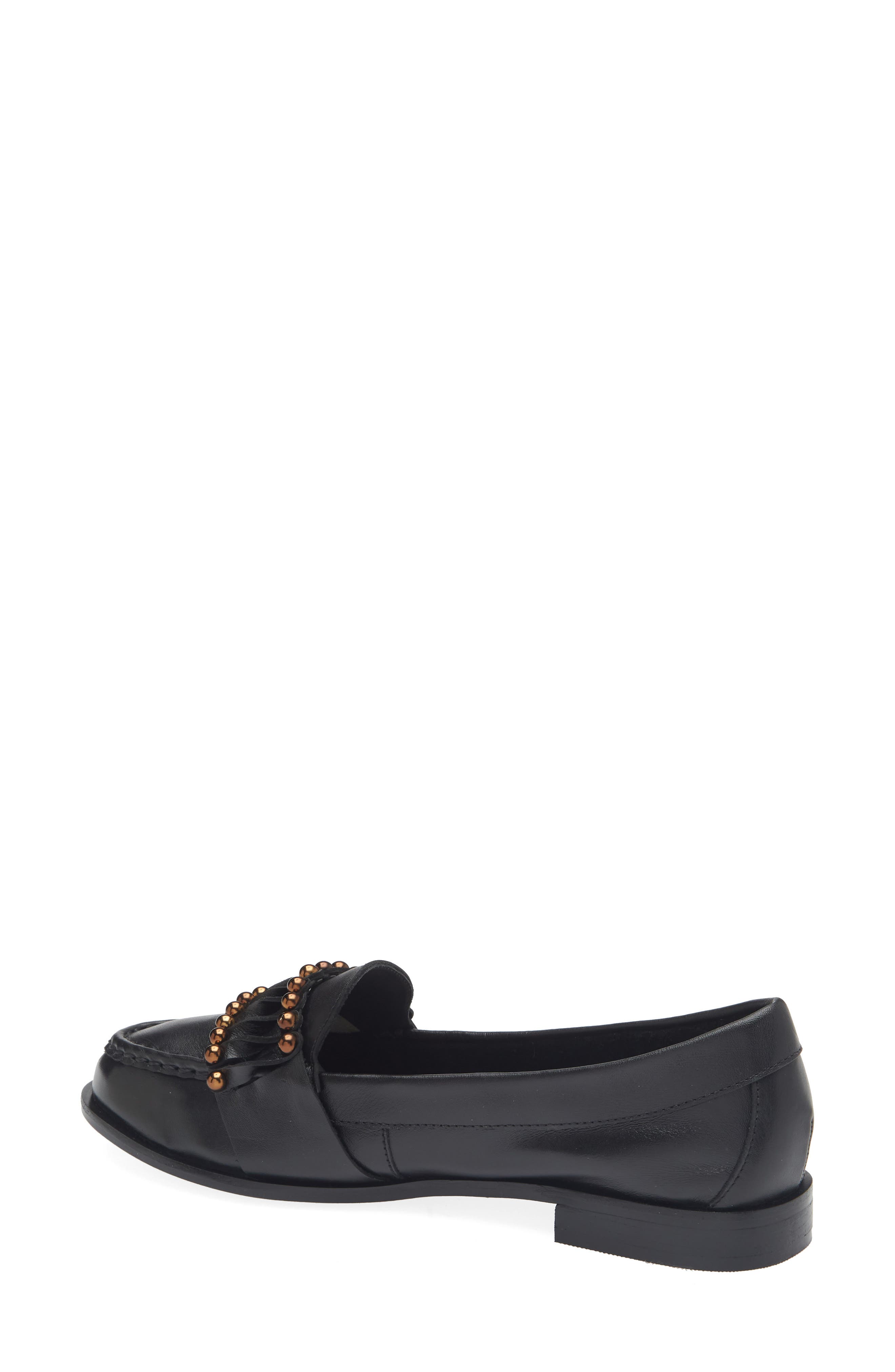 KOKO + PALENKI Tripp Loafer, Alternate, color, Black Leather