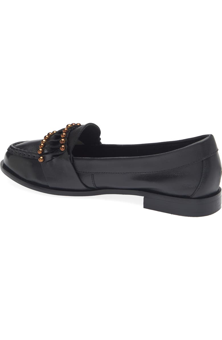 KOKO + PALENKI Tripp Loafer, Alternate, color, Black Leather