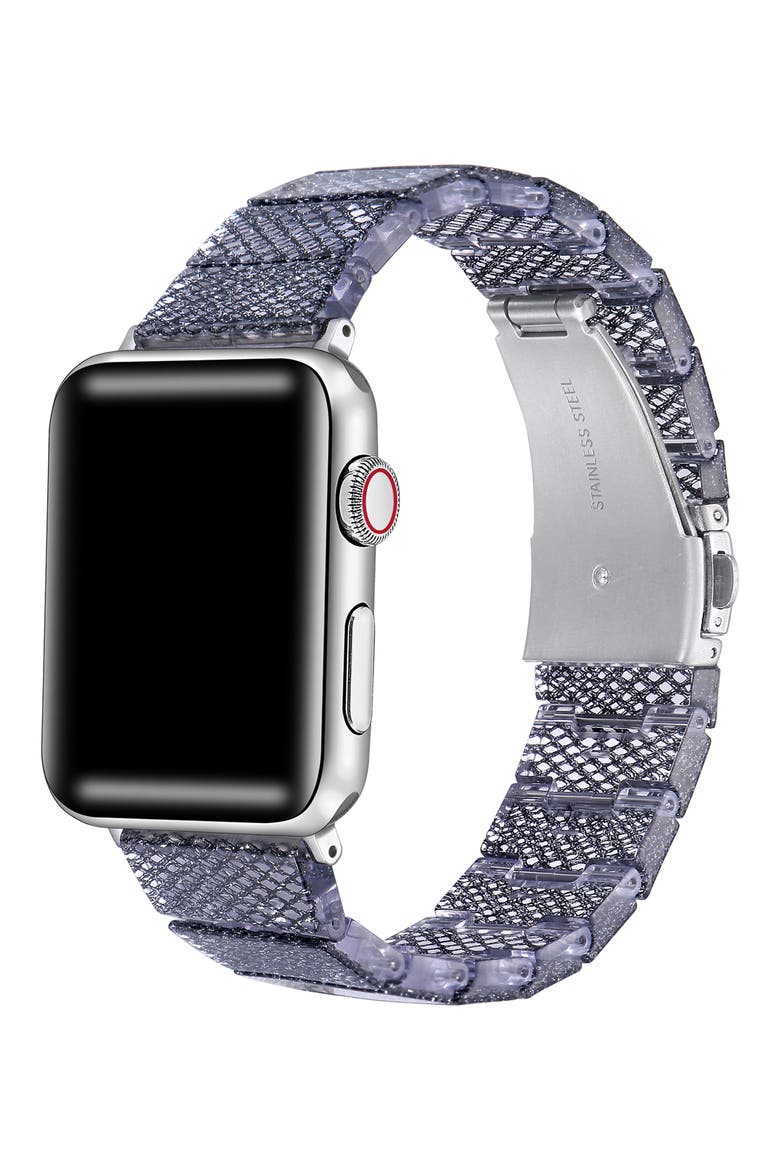 Resin Link Apple Watch® Watchband, Alternate, color, FISHNET