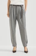 Brunello Cucinelli Cashmere jersey tailored trousers