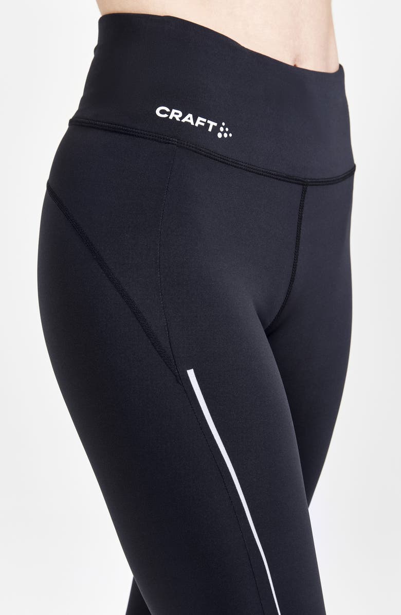 Craft Advance Essence Running Tights, Alternate, color, Black