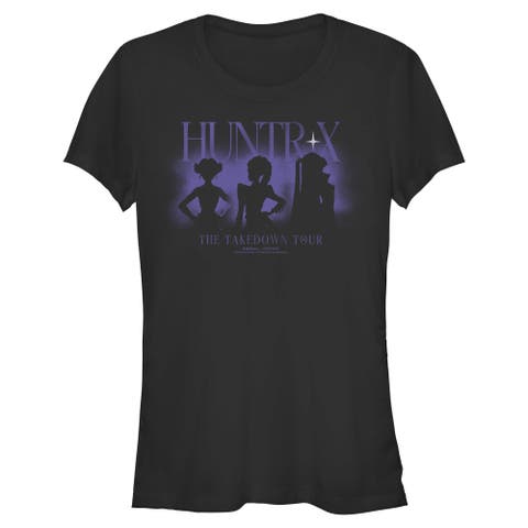 Junior's KPop Demon Hunters The Takedown Tour Silhouette  Graphic T-Shirt