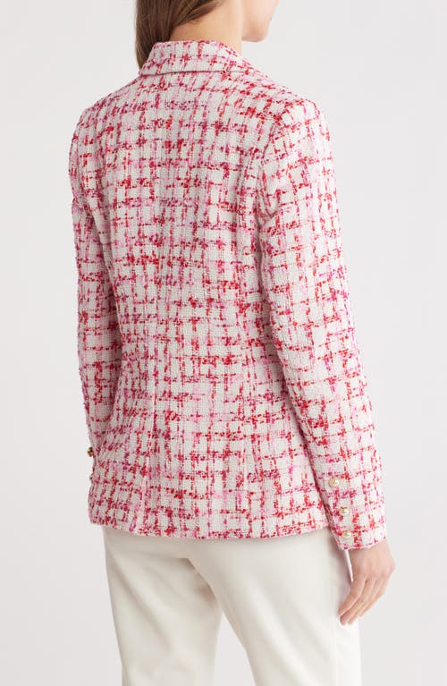 Nanette Lepore Two-button Bouclé Tweed Blazer