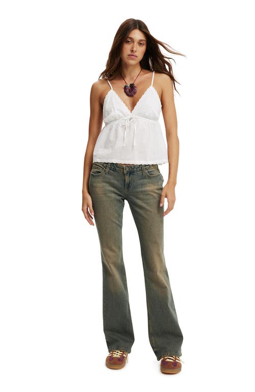 Cotton On Low Rise Bootcut Jean In Sandstorm Blue