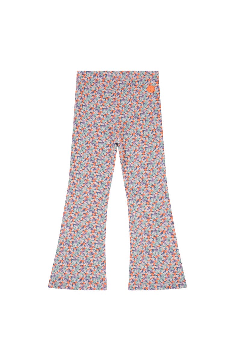 Stains and Stories by Babyface Bowtie Pasta Printed Flared Leggings, Alternate, color, Blush