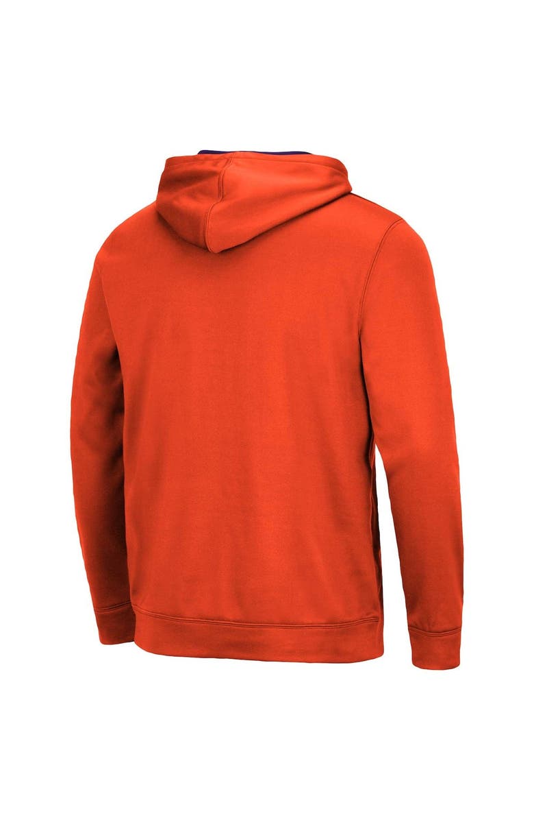 COLOSSEUM Men's Colosseum Orange Clemson Tigers Resistance Pullover Hoodie, Alternate, color, Orange