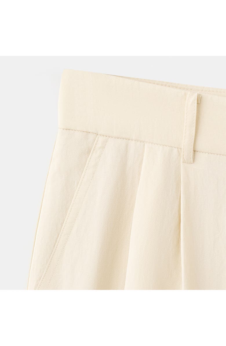 MANGO Featuring Hailey Bieber Pleated Balloon Pants, Alternate, color,