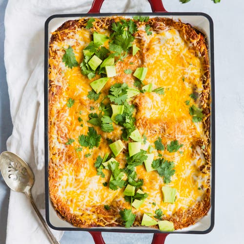 Crock-pot Artisan 13 In. Enameled Cast Iron Lasagna Pan In Scarlet Red In Red