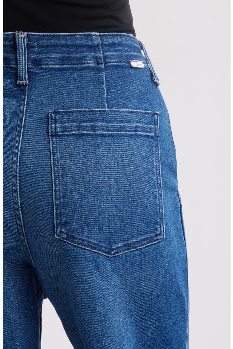 The Major Sneak Roller High Waist Wide Leg Jeans, Alternate, color, WHATEVER YOU WANT