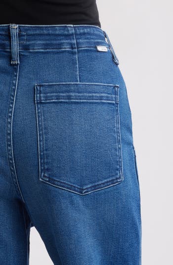 The Major Sneak Roller High Waist Wide Leg Jeans