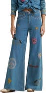 Wrangler x Lainey Wilson Embroidered Cheeky Wide Leg Jeans