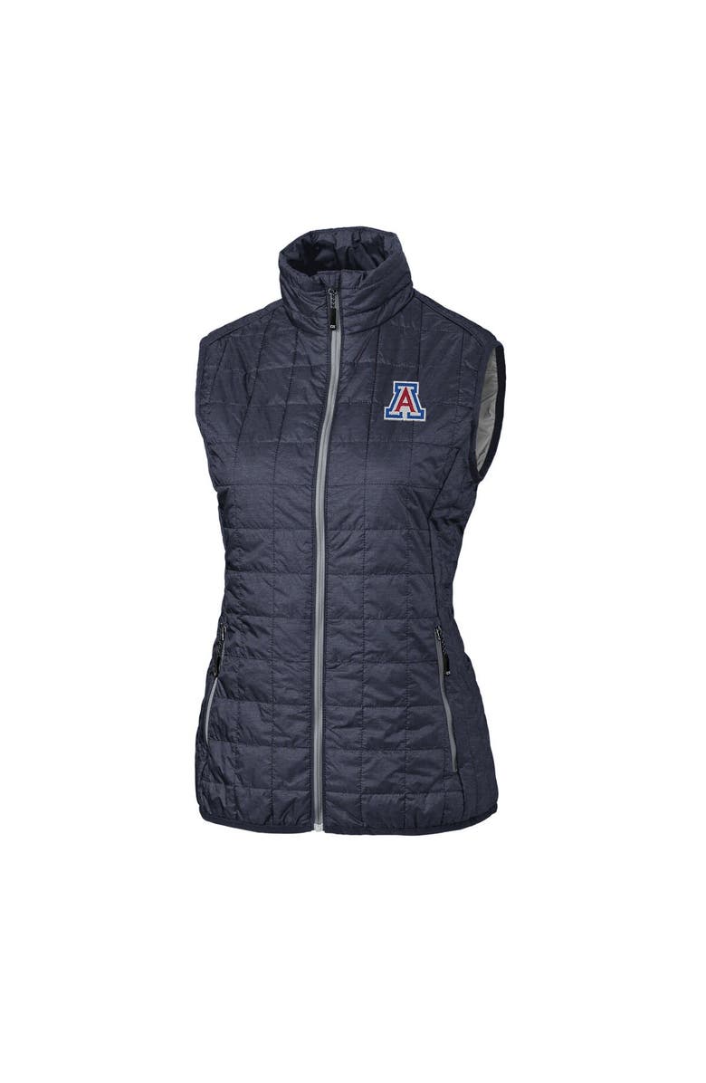 Cutter & Buck Women's Cutter & Buck Anthracite Arizona Wildcats Rainier PrimaLoft Eco Full-Zip Vest, Alternate, color, 