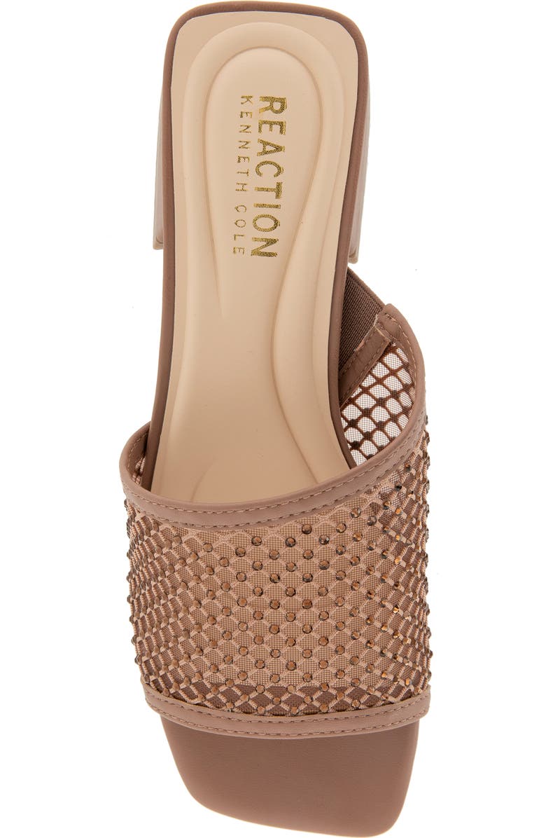 Reaction Kenneth Cole Buenita Slide Sandal, Alternate, color, Tan Crystal Mesh
