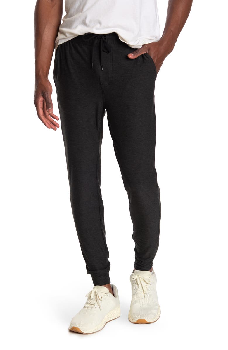 90 DEGREE BY REFLEX Zip Back Knit Joggers, Main, color,