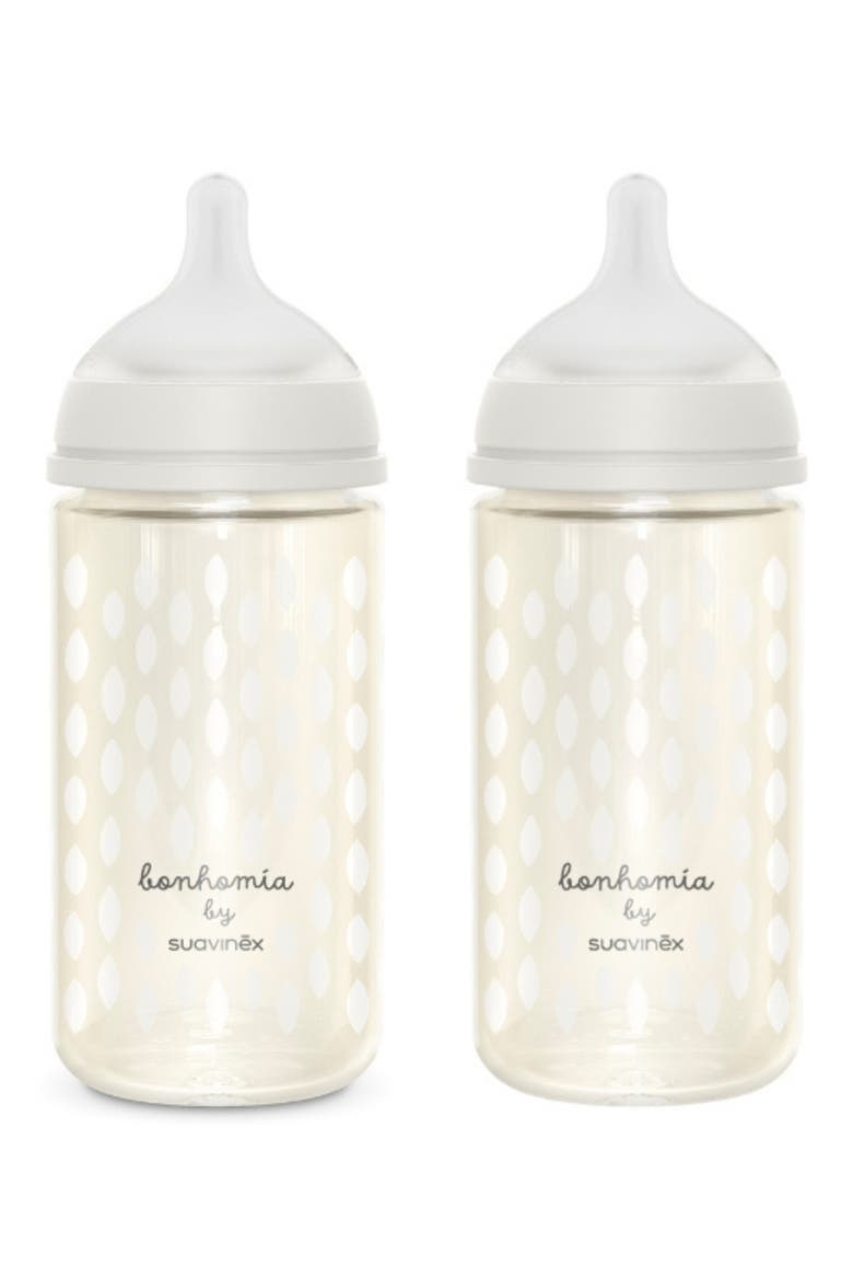 Bonhomia SX PRO Set of 2 Glass Bottles, Alternate, color, BEIGE