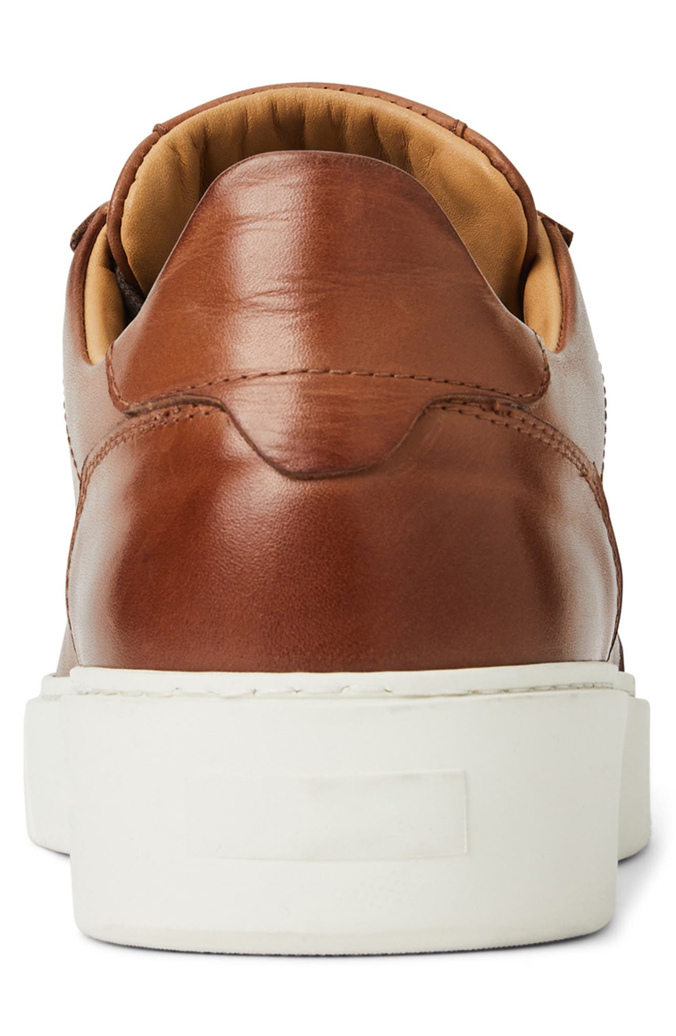 Dezi Leather Sneaker, Alternate, color, COGNAC