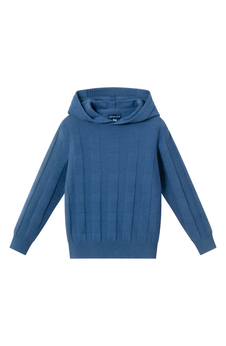 Andy & Evan Kids' Hooded Sweater, Main, color, Blue