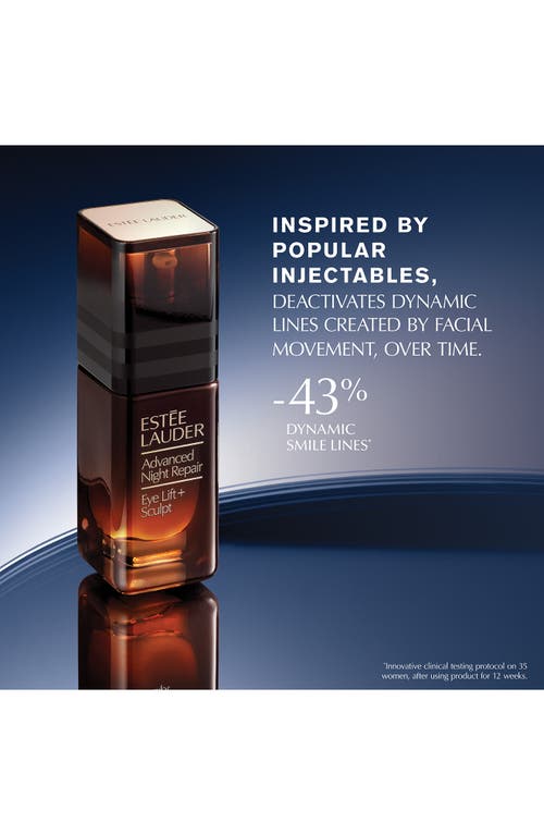Estée Lauder Advanced Night Repair Eye Lift + Sculpt Eye Cream In Transparent