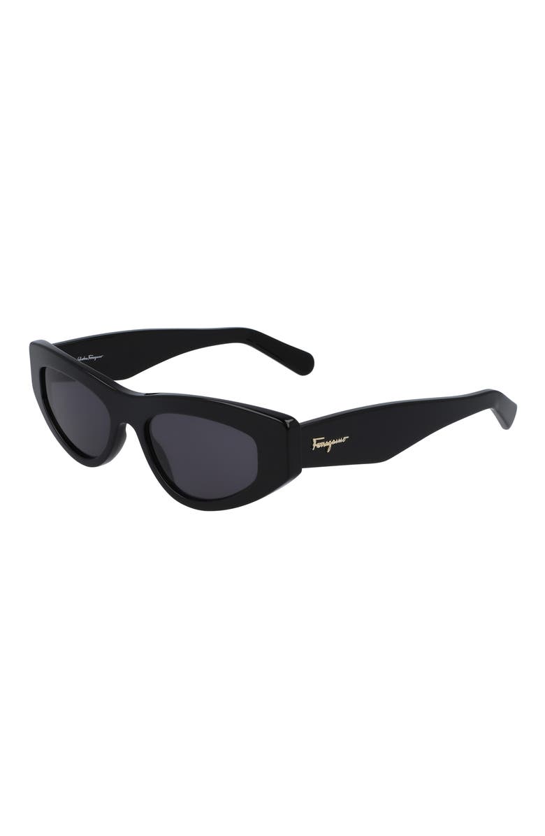 FERRAGAMO 53mm Cat Eye Sunglasses, Alternate, color, 