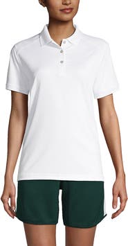 Lands' End School Uniform Young  Short Sleeve Rapid Dry Polo Shirt